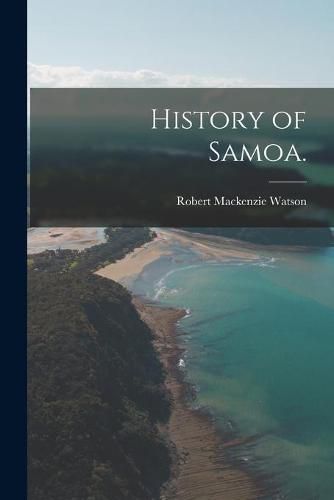 Cover image for History of Samoa.