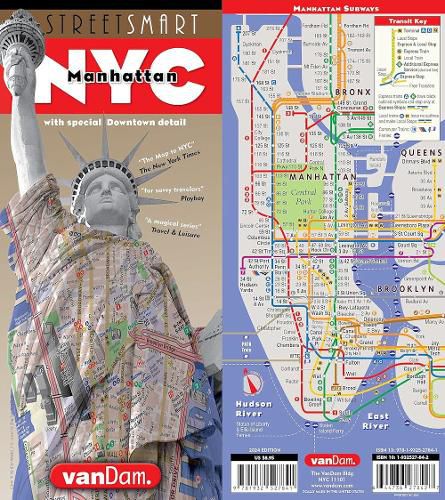 Cover image for Streetsmart NYC Downtown Map by Vandam: Downtown Edition