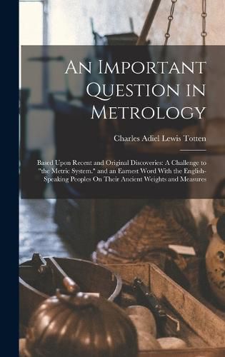 Cover image for An Important Question in Metrology