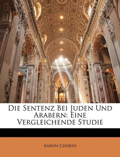 Cover image for Die Sentenz Bei Juden Und Arabern: Eine Vergleichende Studie