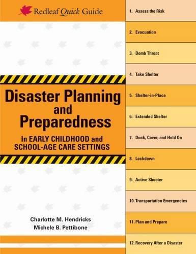 Cover image for Disaster Planning and Preparedness in Early Childhood and School-Age Care Settings