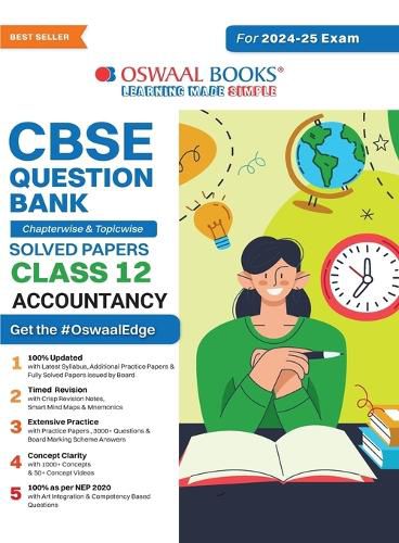 Cover image for CBSE Question Bank Chapterwise and Topicwise SOLVED PAPERS_Class 12_Accountancy_For Exam 2024-25
