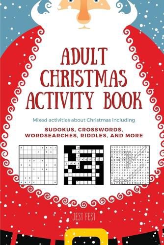 Cover image for Adult Christmas Activity Book