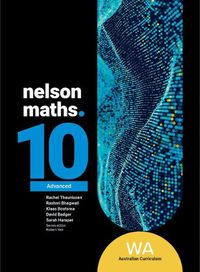 Cover image for Nelson Maths 10 Advanced (WA) Student Book