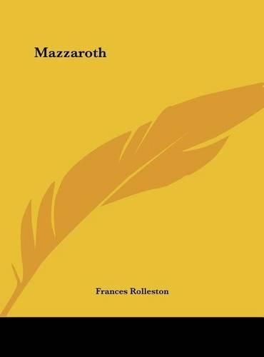 Cover image for Mazzaroth