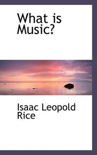 Cover image for What Is Music?