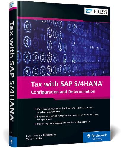 Cover image for Tax with SAP S/4HANA: Configuration and Determination