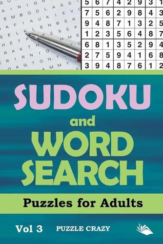 Cover image for Sudoku and Word Search Puzzles for Adults Vol 3