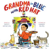 Cover image for Grandma in Blue with Red Hat
