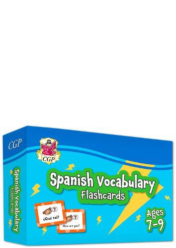 Cover image for Spanish Vocabulary Flashcards for Ages 7-9 (with Free Online Audio)