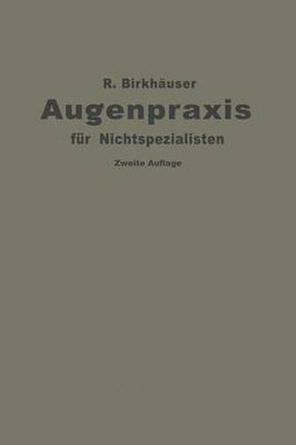 Cover image for Augenpraxis Fur Nichtspezialisten