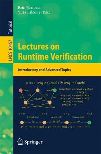 Cover image for Lectures on Runtime Verification: Introductory and Advanced Topics