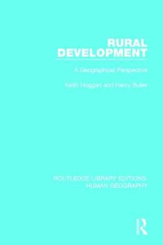 Cover image for Rural Development: A Geographical Perspective