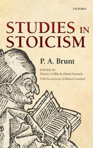 Cover image for Studies in Stoicism