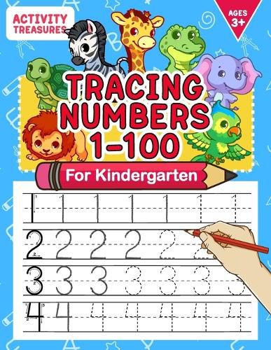 Cover image for Tracing Numbers 1-100 For Kindergarten