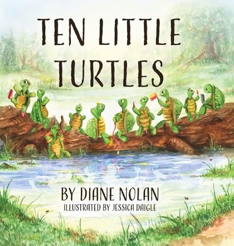Cover image for Ten Little Turtles