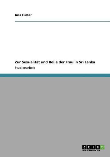 Cover image for Zur Sexualitat Und Rolle Der Frau in Sri Lanka