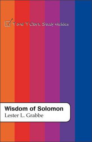 Cover image for Wisdom of Solomon