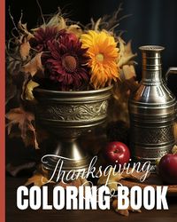 Cover image for Thanksgiving Coloring Book For Kids