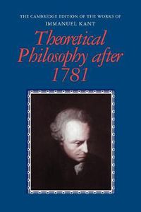 Cover image for Theoretical Philosophy after 1781