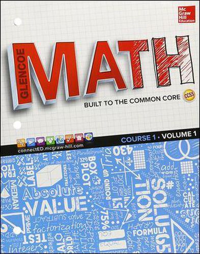 Cover image for Glencoe Math, Course 1, Student Edition, Volume 1