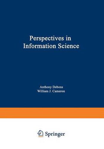 Cover image for Perspectives in Information Science
