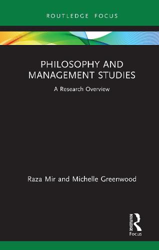 Cover image for Philosophy and Management Studies: A Research Overview