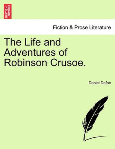 Cover image for The Life and Adventures of Robinson Crusoe.