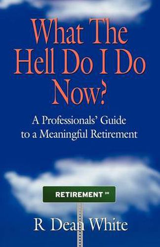 Cover image for WHAT THE HELL DO I DO NOW? A Professionals' Guide to a Meaningful Retirement