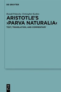 Cover image for Aristotle's >Parva naturalia<