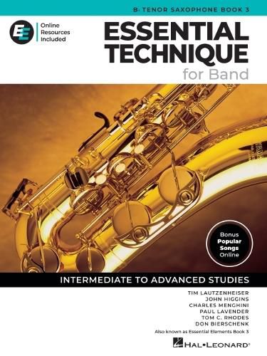 Cover image for Essential Elements for Band - Bb Tenor Sax Book 3