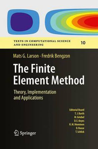 Cover image for The Finite Element Method: Theory, Implementation, and Applications