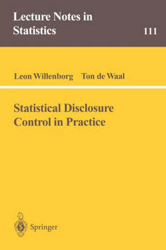Cover image for Statistical Disclosure Control in Practice