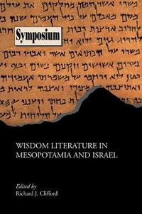 Cover image for Wisdom Literature in Mesopotamia and Israel