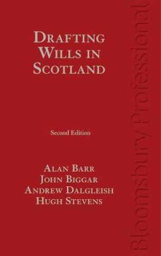 Cover image for Drafting Wills in Scotland