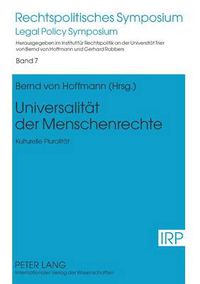 Cover image for Universalitaet Der Menschenrechte: Kulturelle Pluralitaet