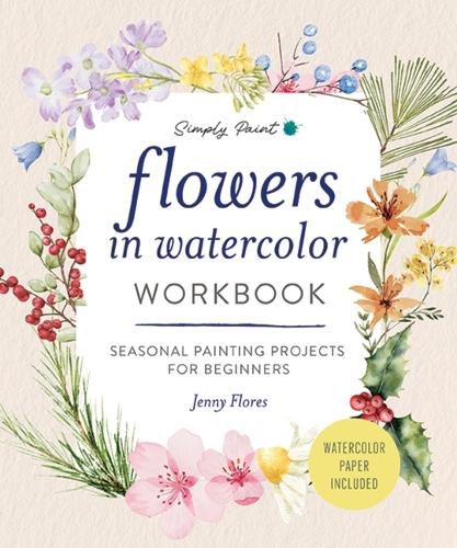 Cover image for Flowers in Watercolor Workbook