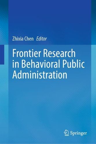 Cover image for Frontier in Behavior Public Administration