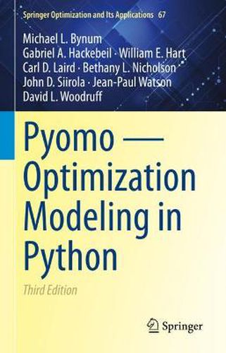 Pyomo - Optimization Modeling in Python