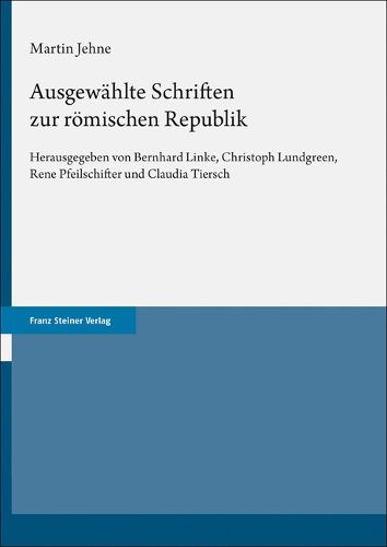 Cover image for Ausgewahlte Schriften Zur Romischen Republik
