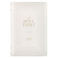 Cover image for KJV Bible Giant Print Standard Faux Leather White