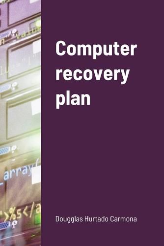 Cover image for Computer recovery plan