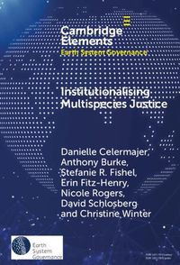 Cover image for Institutionalising Multispecies Justice