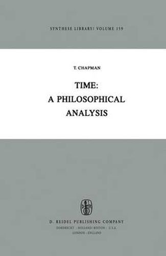 Cover image for Time: A Philosophical Analysis