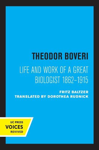 Cover image for Theodor Boveri: Life and Work of a Great Biologist