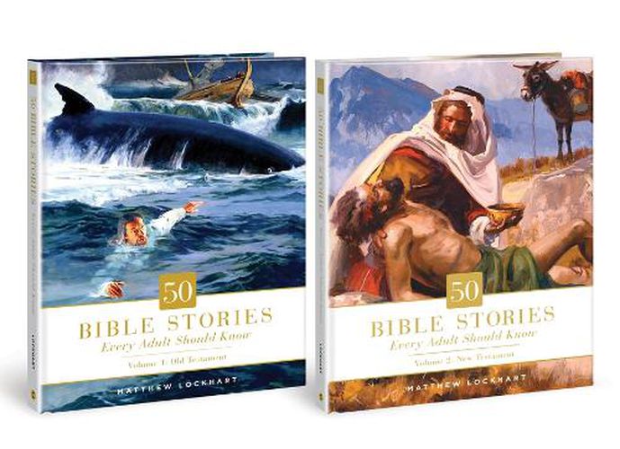 Cover image for 50 Bible Stories Every Adult Should Know: Two-Volume Set