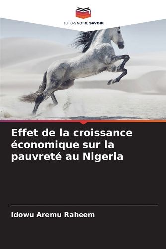 Cover image for Effet de la croissance economique sur la pauvrete au Nigeria
