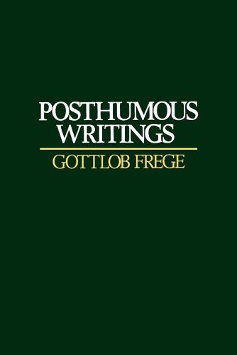 Cover image for Posthumous Writings