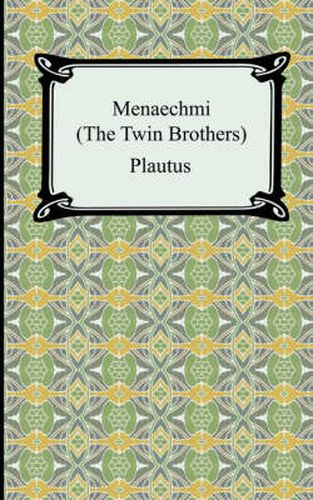 Cover image for Menaechmi; Or, The Twin-Brothers