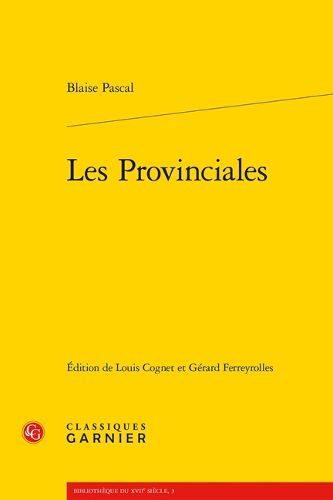 Cover image for Les Provinciales